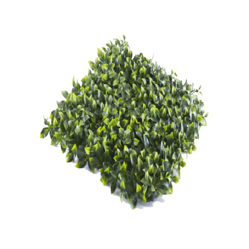 RYKER ARTIFICIAL HEDGE MAT 188024C GREEN POLYETHYLENE HEDGE MAT ARTIFICIAL LEAVES